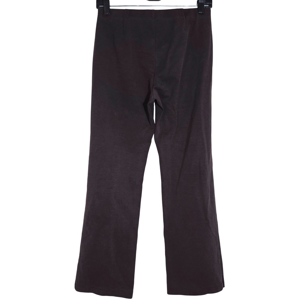 Eileen Fisher Kick Boot Leg Pants Women's Brown Tencel Stretch F16TSP Size PP - Picture 9 of 13